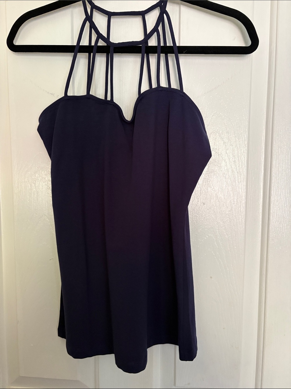 VENUS Strappy Halter Navy Camisole